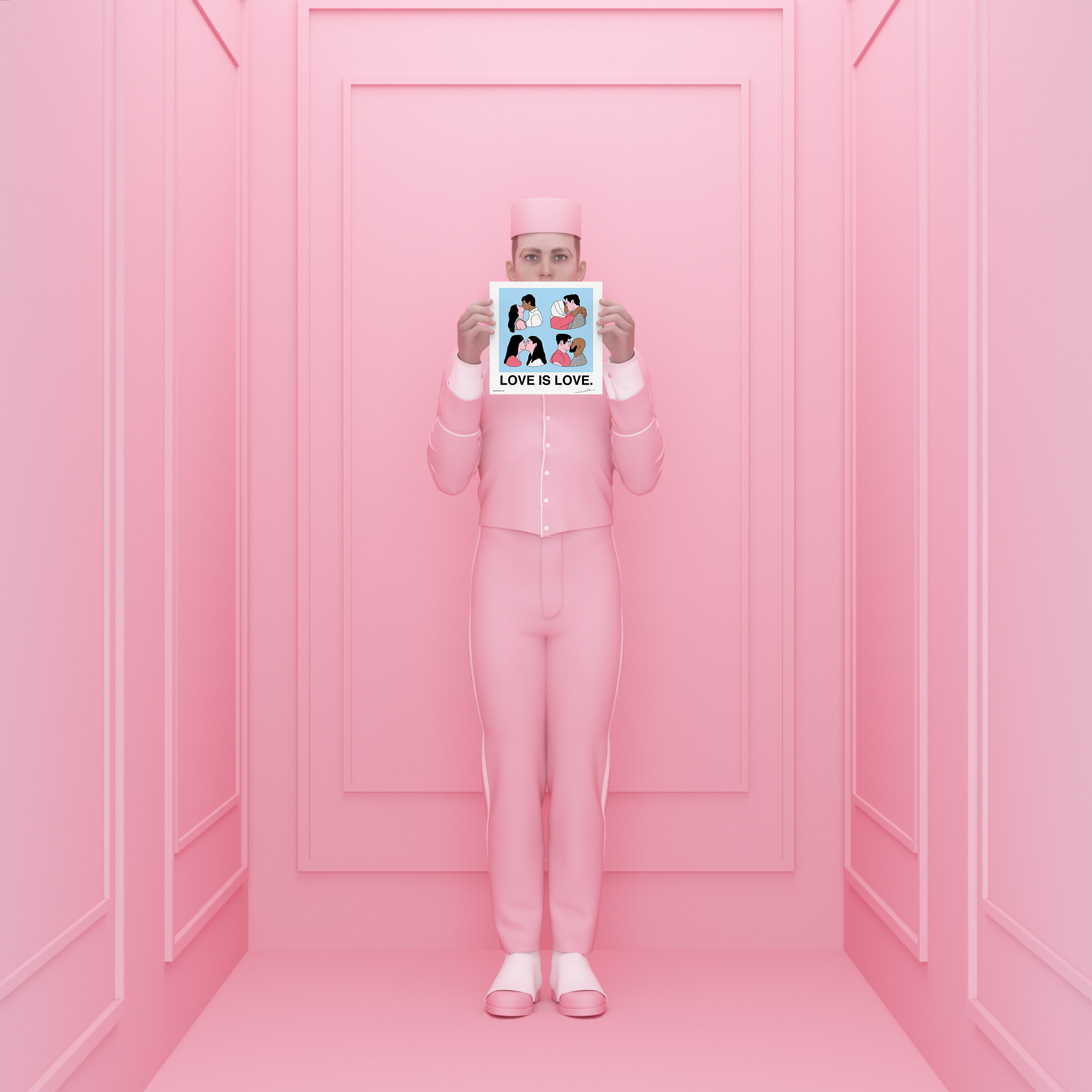 Love is love - print by studio stoutpoep — Plastik Magazine